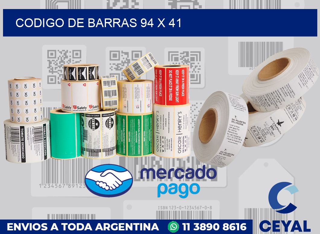 codigo de barras 94 x 41