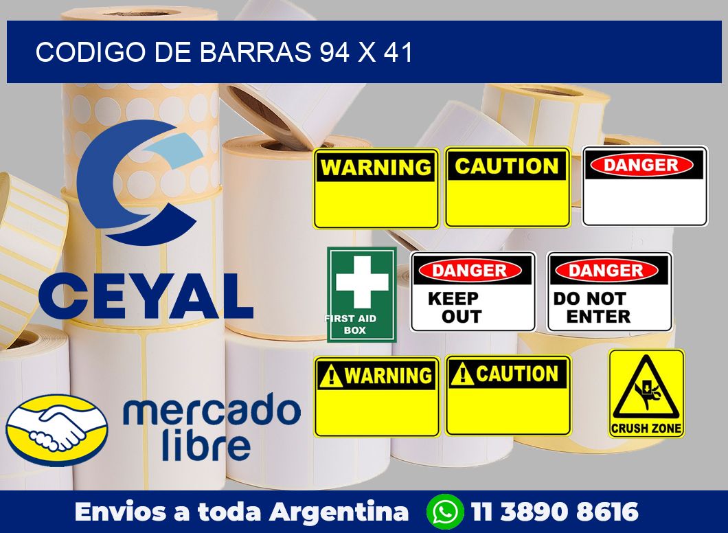 codigo de barras 94 x 41