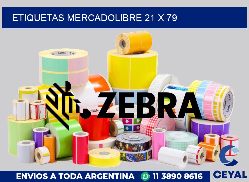 etiquetas mercadolibre 21 x 79