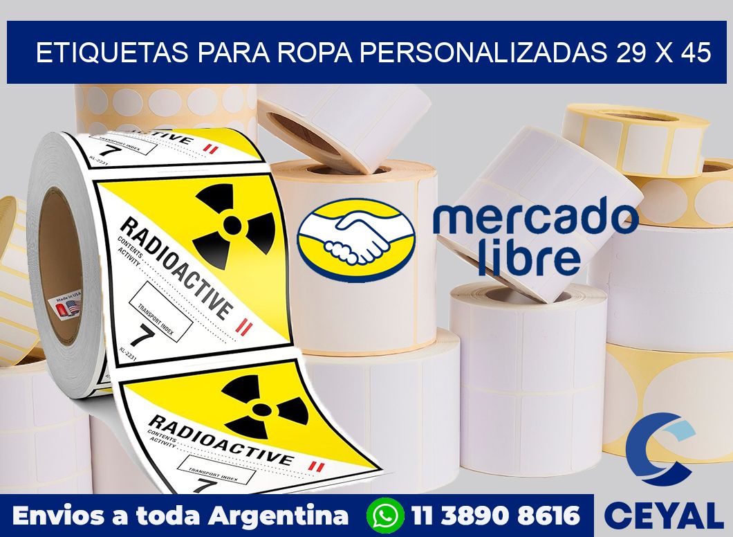 etiquetas para ropa personalizadas 29 x 45