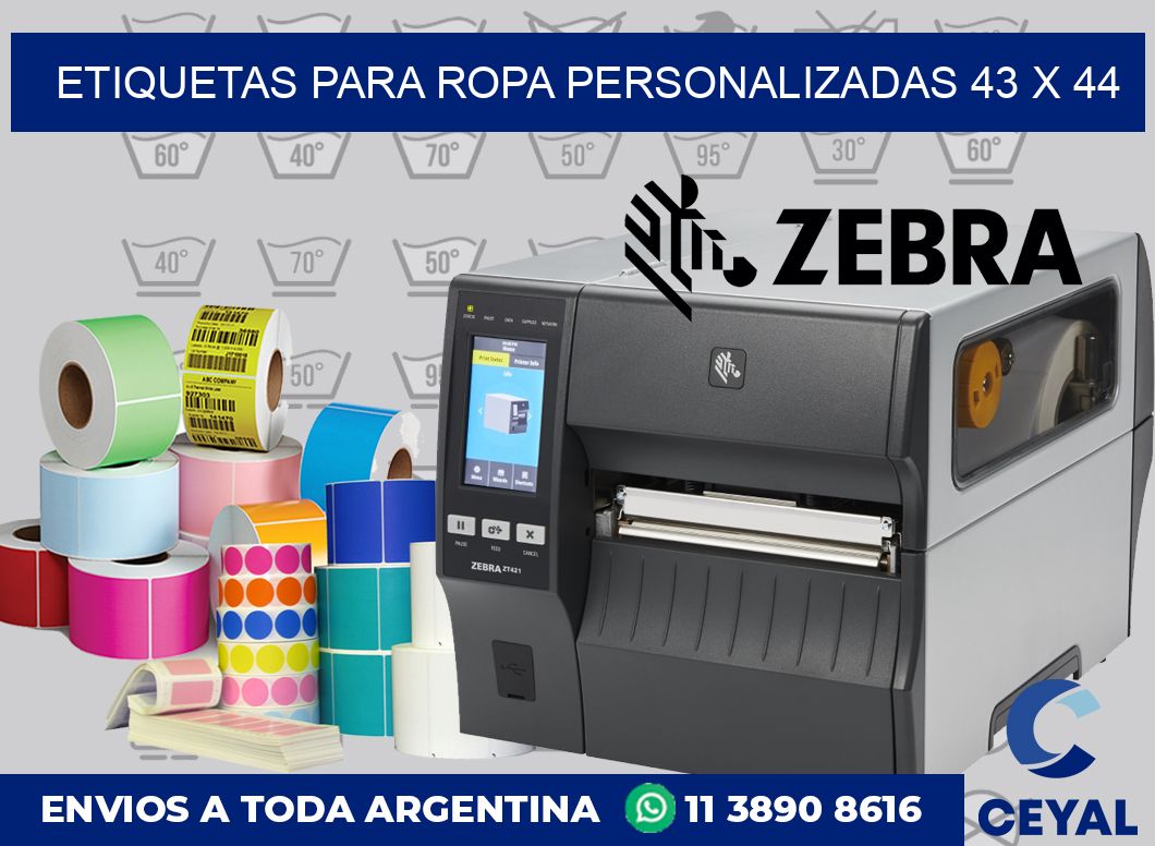 etiquetas para ropa personalizadas 43 x 44
