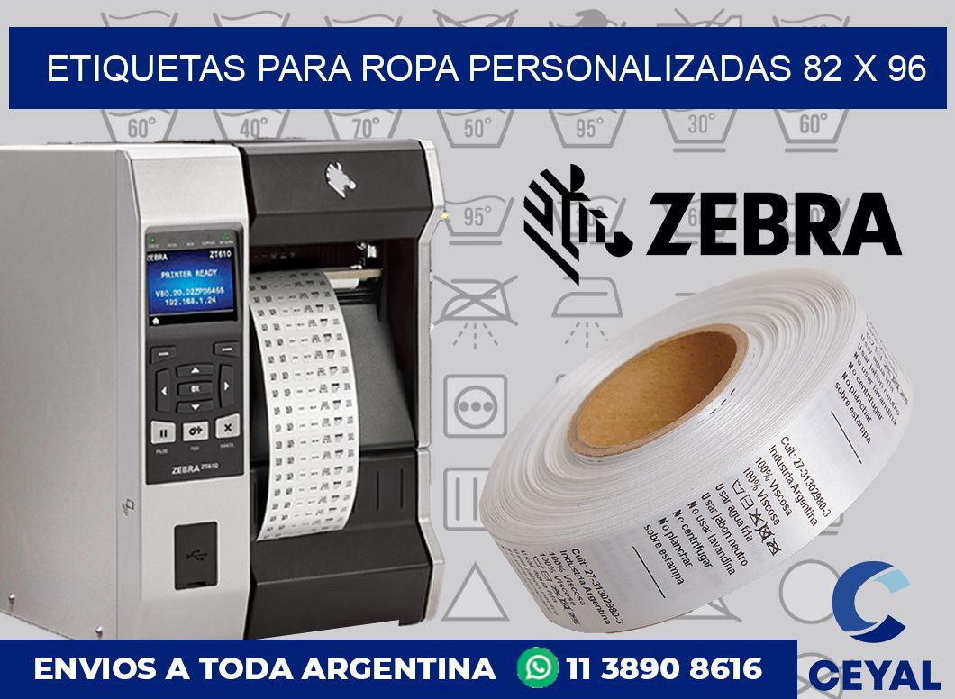 etiquetas para ropa personalizadas 82 x 96