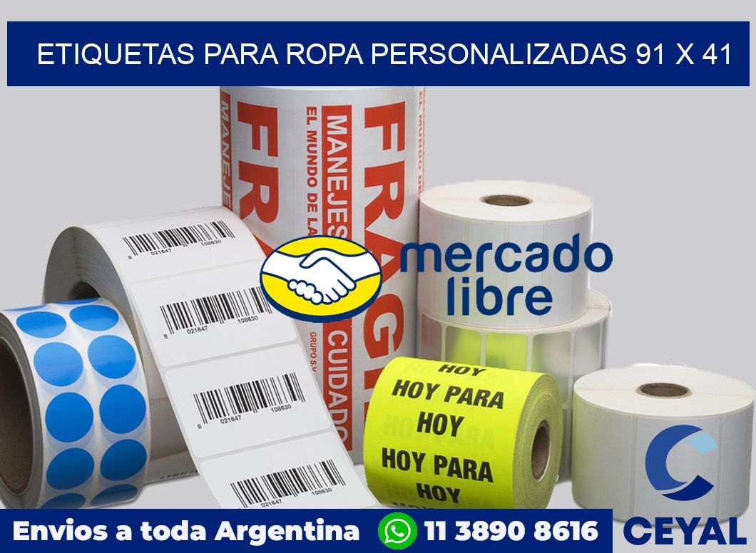 etiquetas para ropa personalizadas 91 x 41