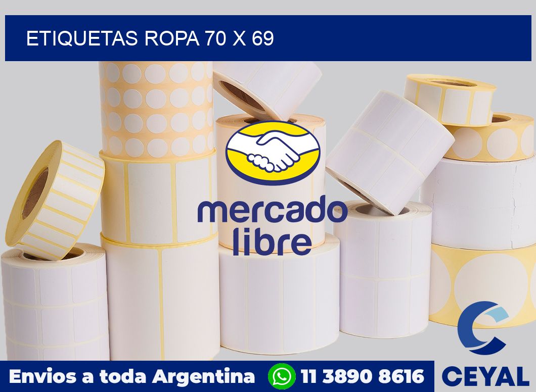 etiquetas ropa 70 x 69
