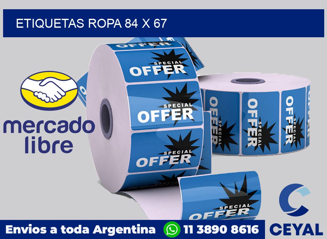 etiquetas ropa 84 x 67