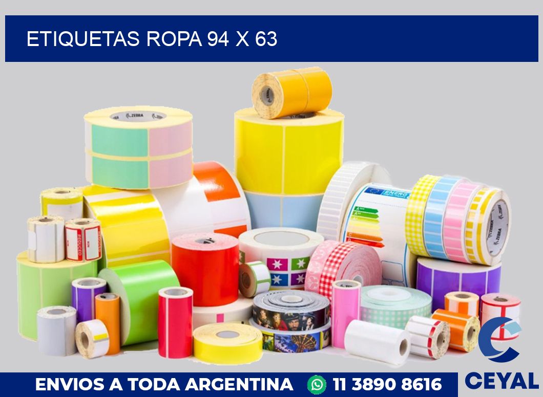 etiquetas ropa 94 x 63
