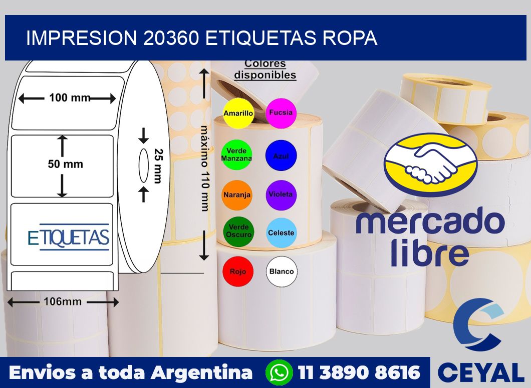 impresion 20360 etiquetas ropa