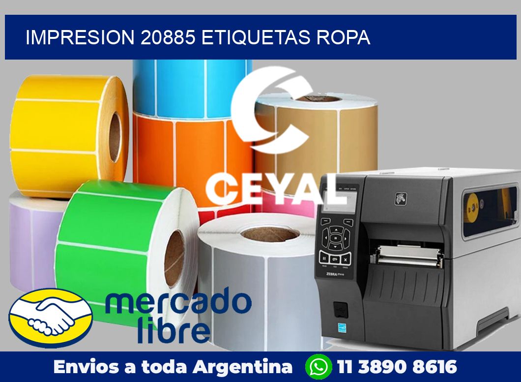 impresion 20885 etiquetas ropa