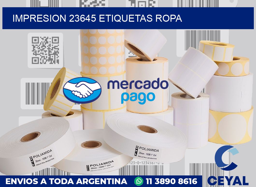 impresion 23645 etiquetas ropa