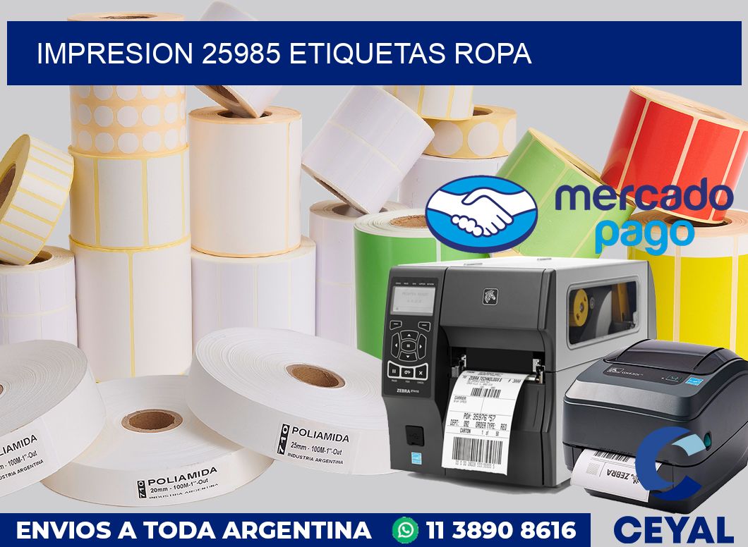 impresion 25985 etiquetas ropa