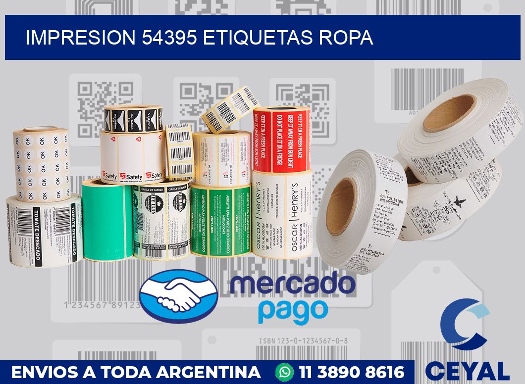 impresion 54395 etiquetas ropa