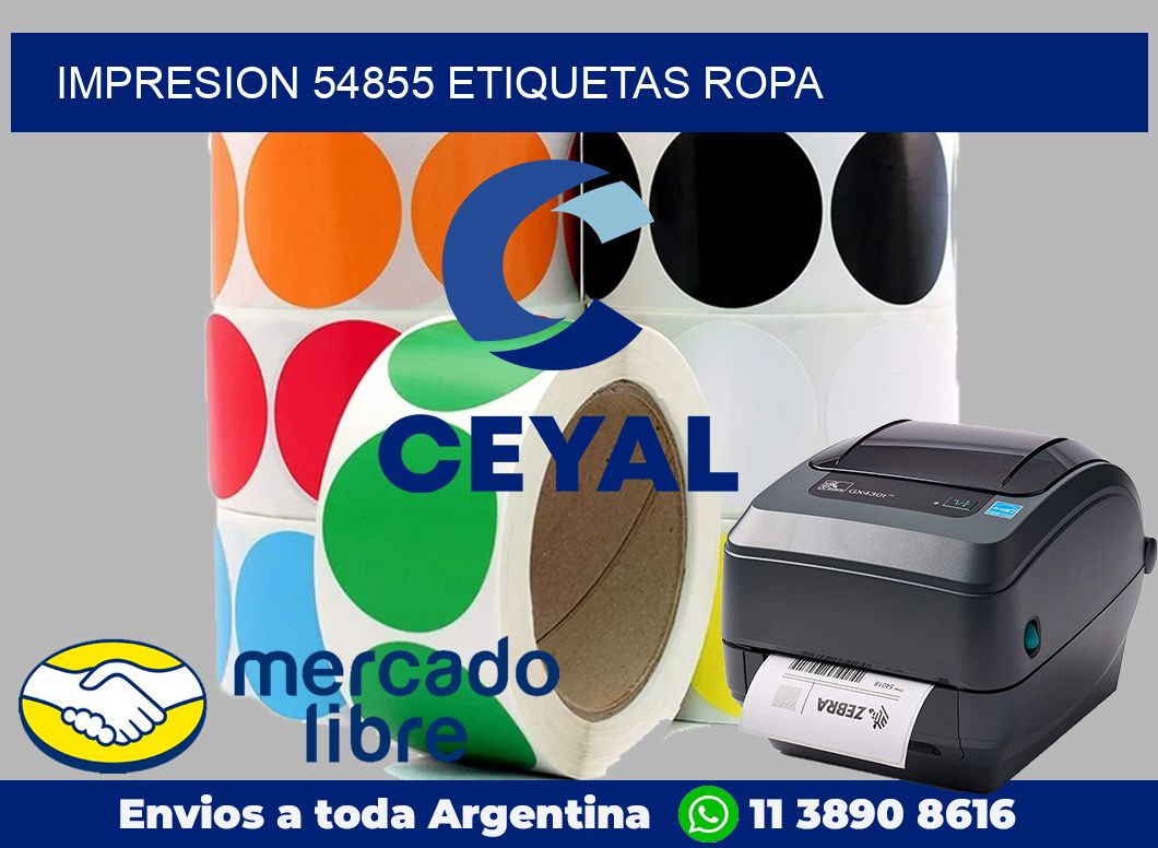 impresion 54855 etiquetas ropa