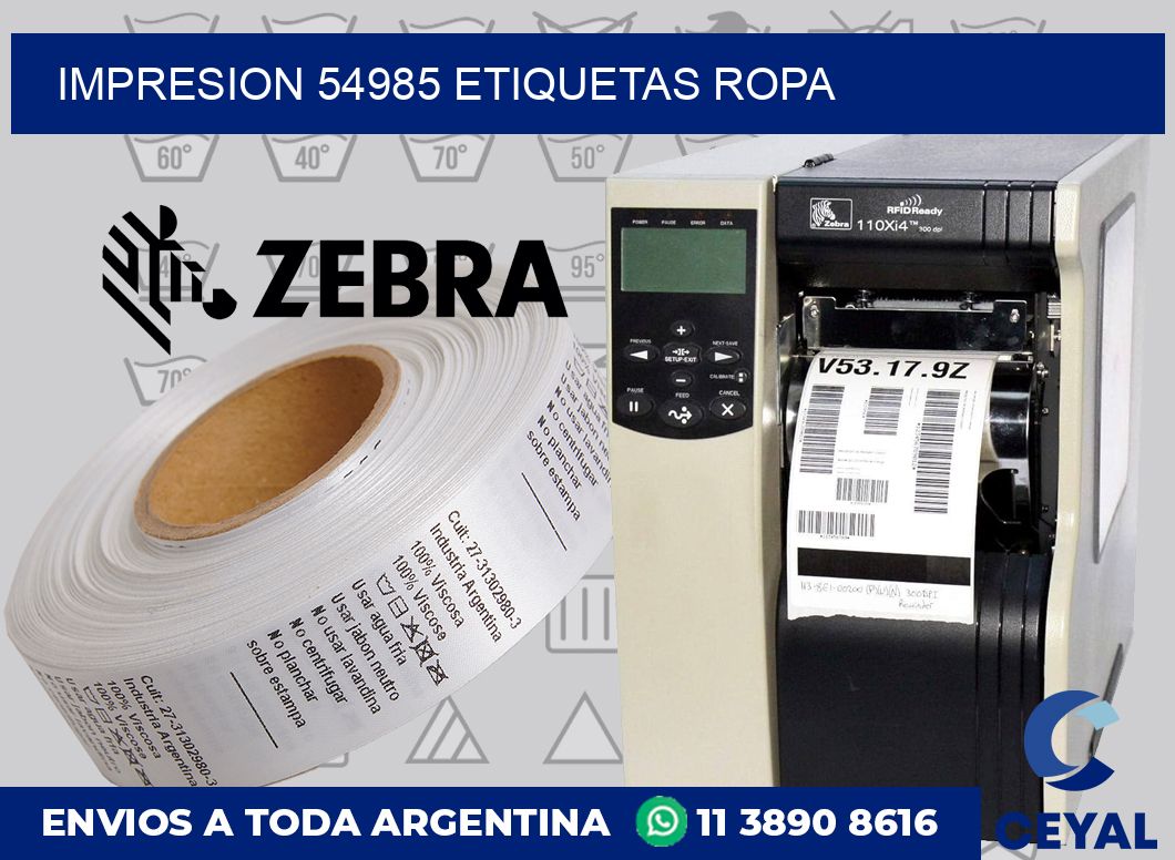 impresion 54985 etiquetas ropa
