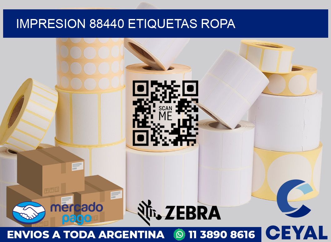 impresion 88440 etiquetas ropa