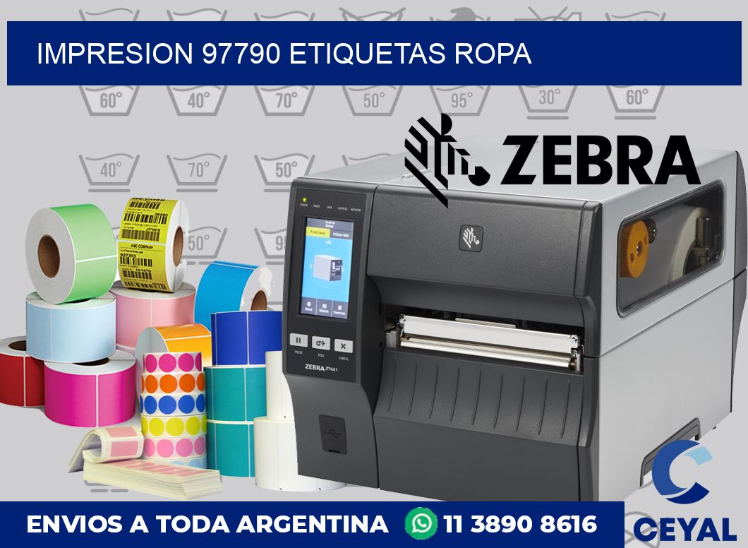 impresion 97790 etiquetas ropa