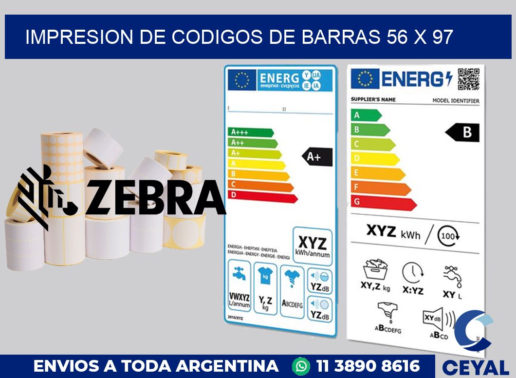 impresion de codigos de barras 56 x 97
