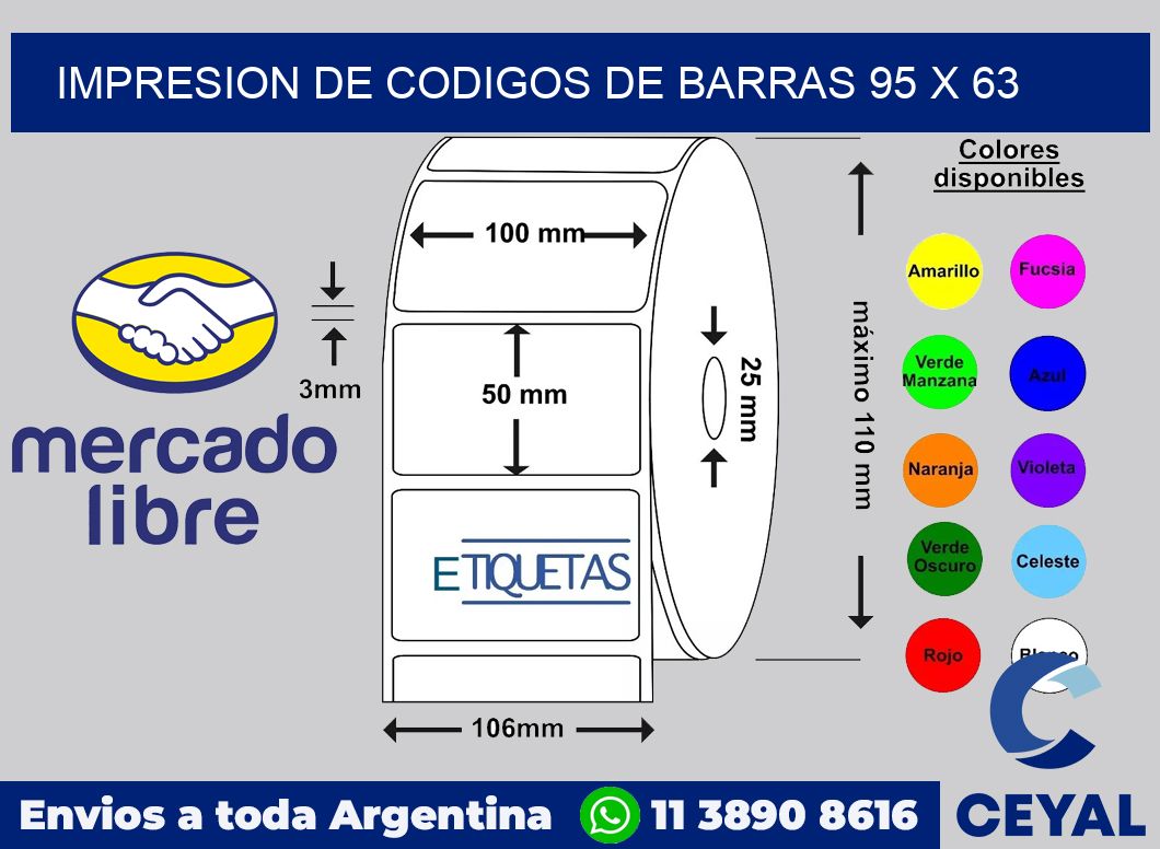impresion de codigos de barras 95 x 63