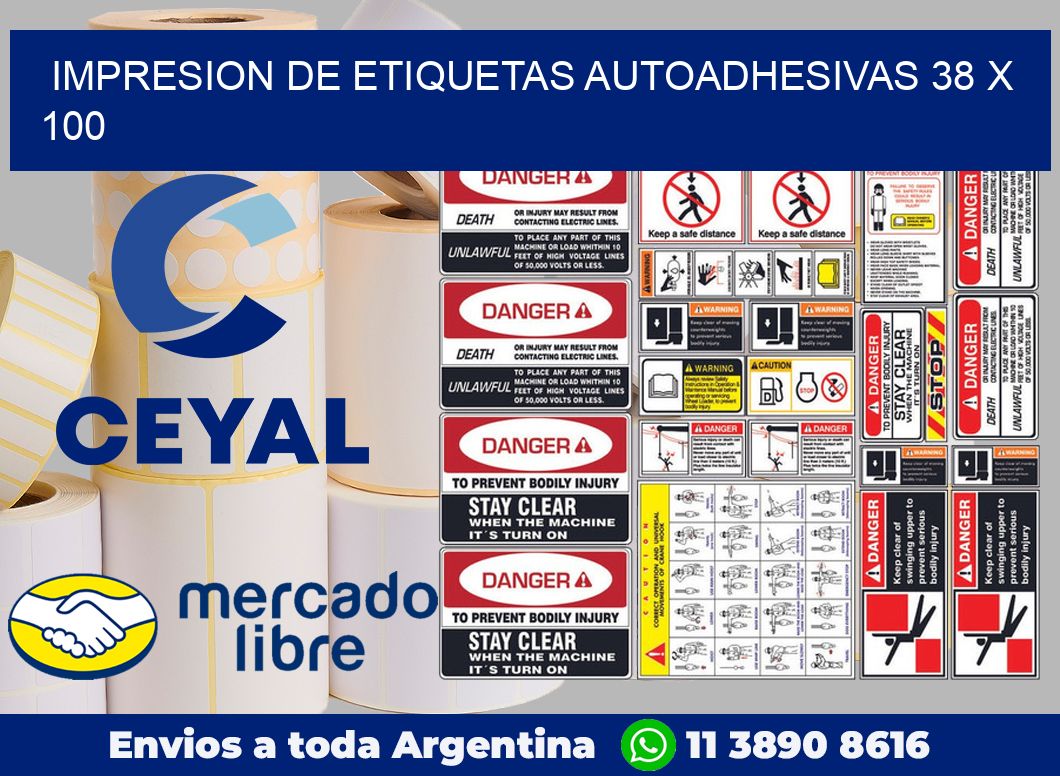 impresion de etiquetas autoadhesivas 38 x 100