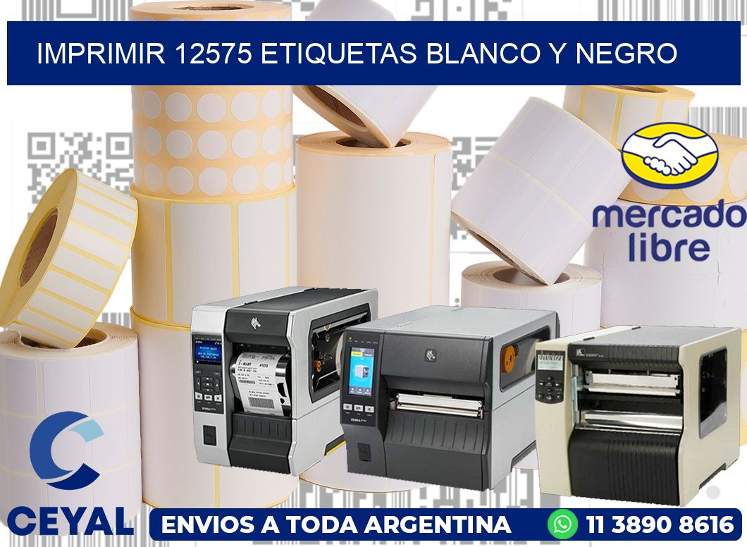 imprimir 12575 etiquetas blanco y negro