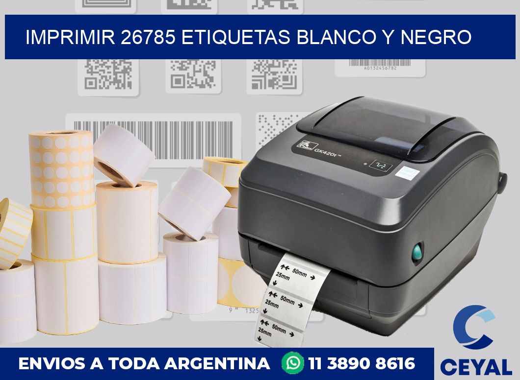 imprimir 26785 etiquetas blanco y negro