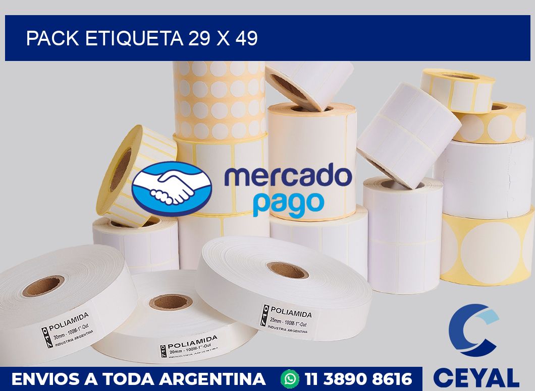 pack etiqueta 29 x 49
