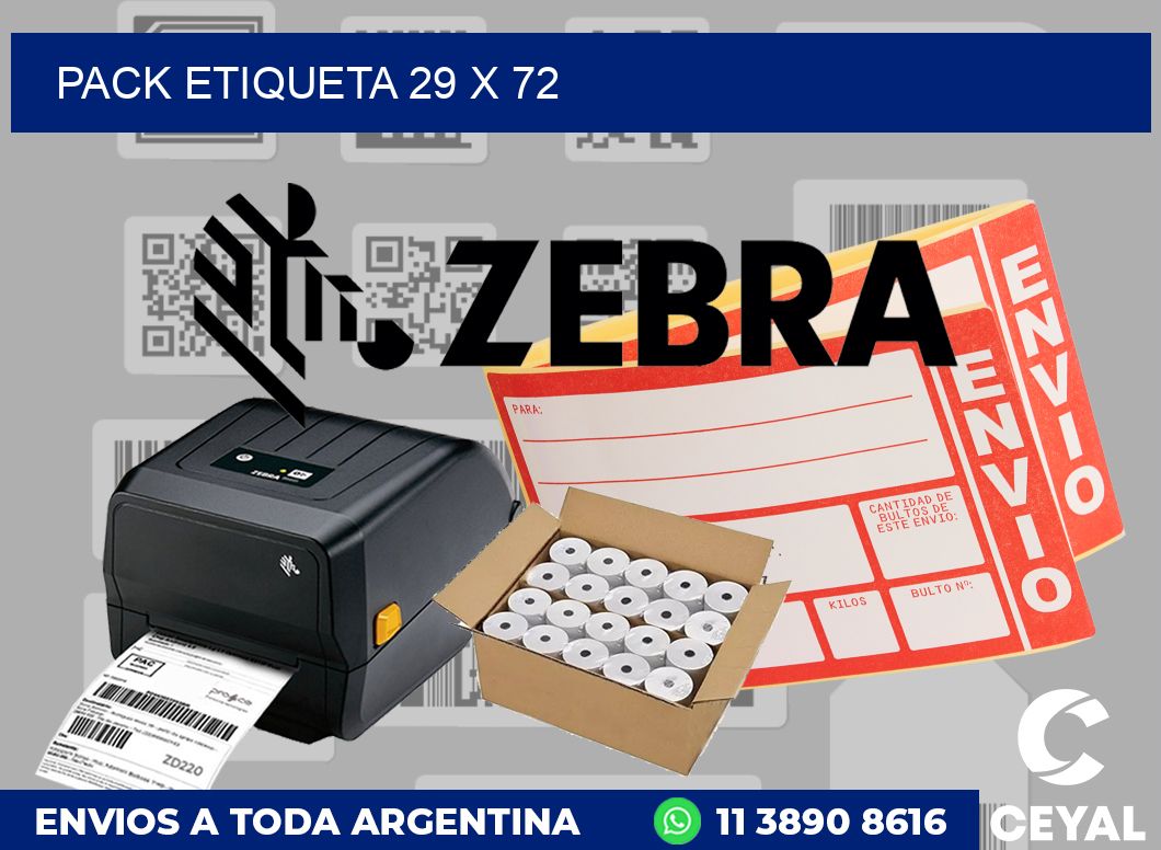 pack etiqueta 29 x 72