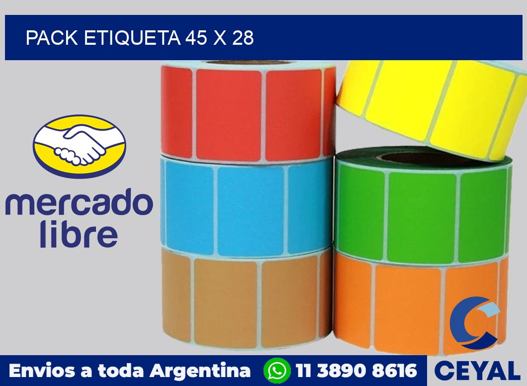 pack etiqueta 45 x 28