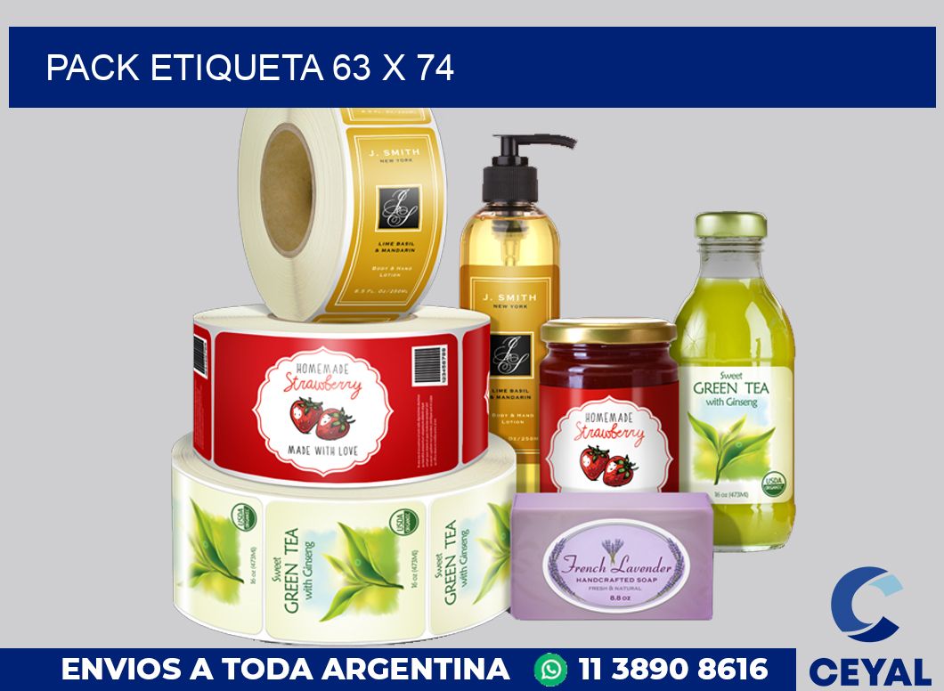 pack etiqueta 63 x 74