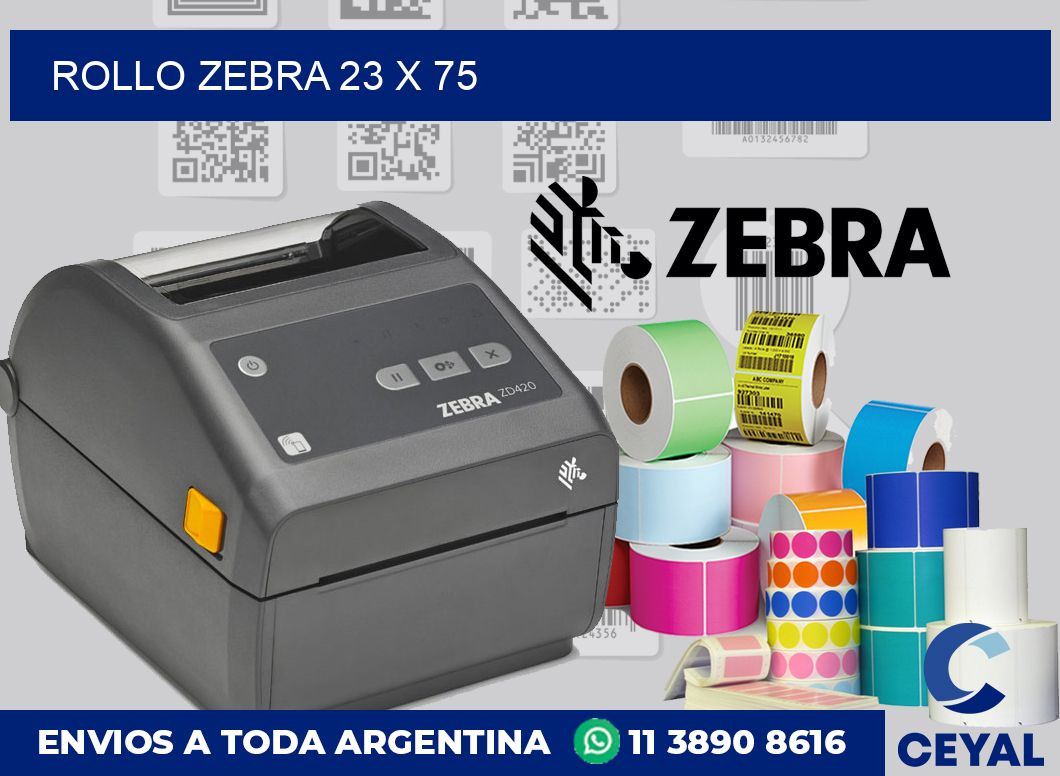 rollo zebra 23 x 75