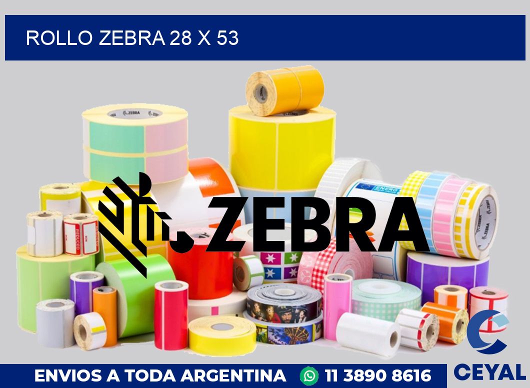 rollo zebra 28 x 53