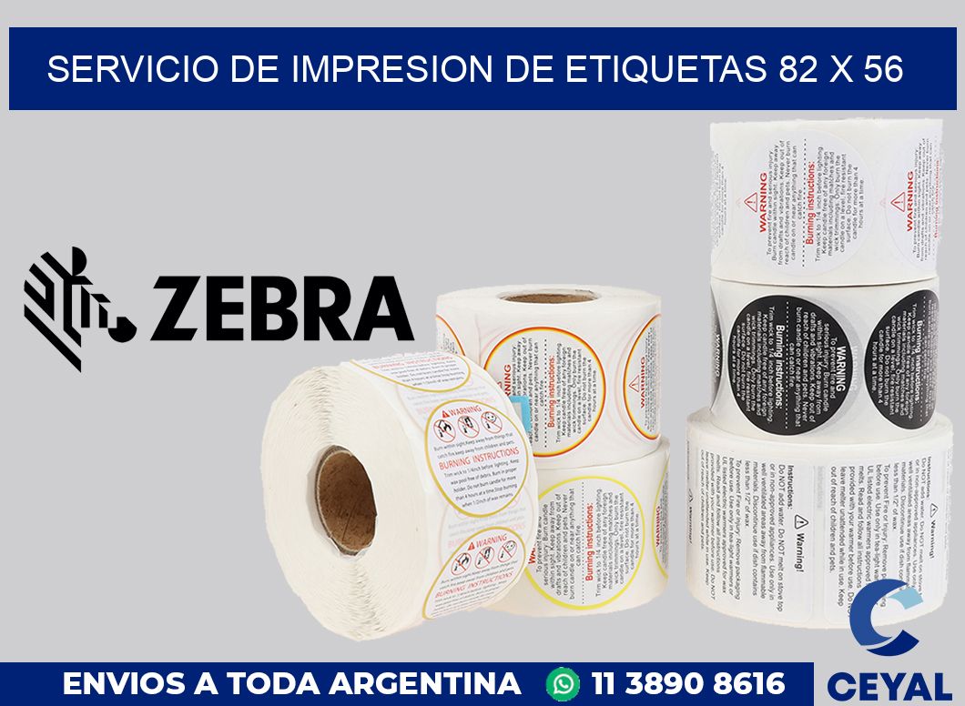 servicio de impresion de etiquetas 82 x 56