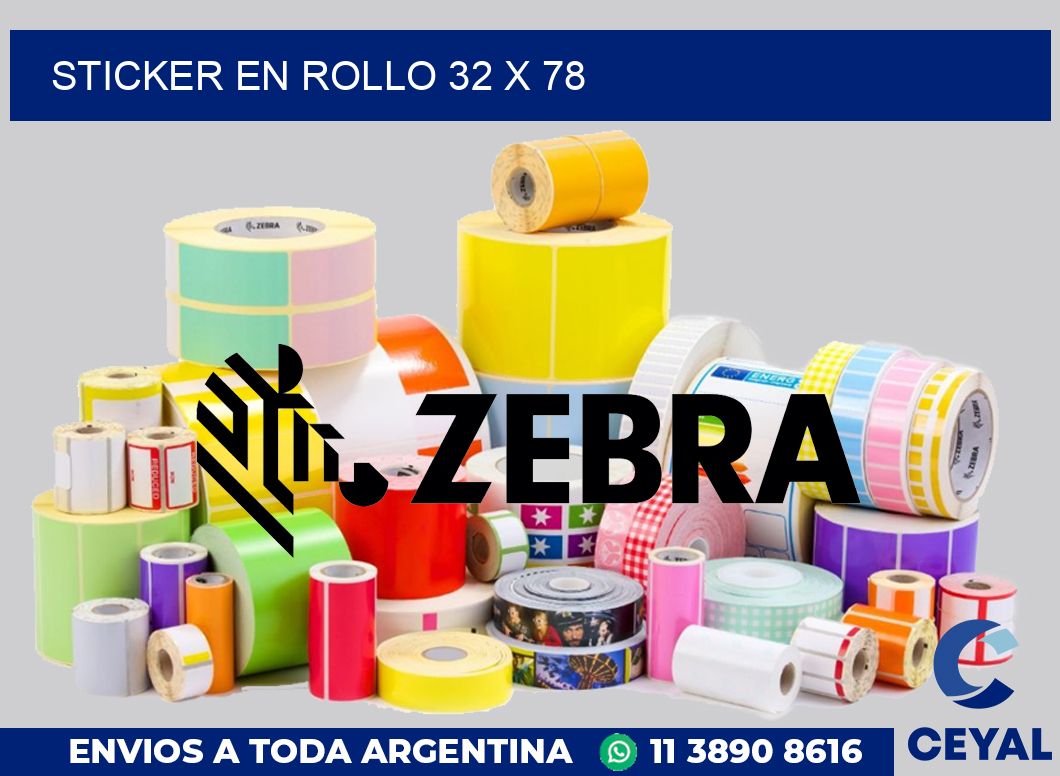 sticker en rollo 32 x 78