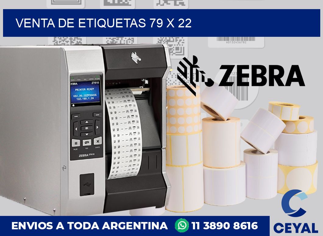 venta de etiquetas 79 x 22