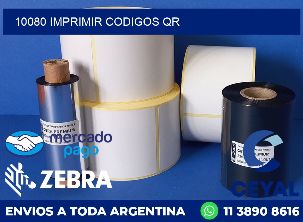 10080 IMPRIMIR CODIGOS QR