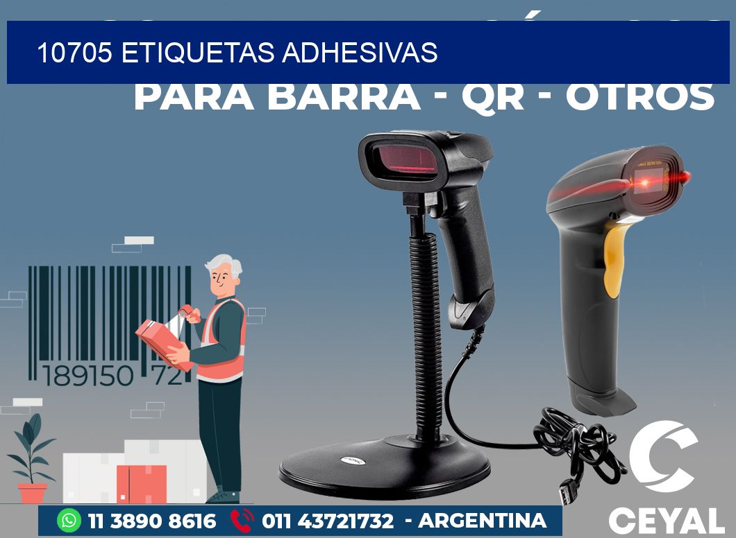10705 ETIQUETAS ADHESIVAS