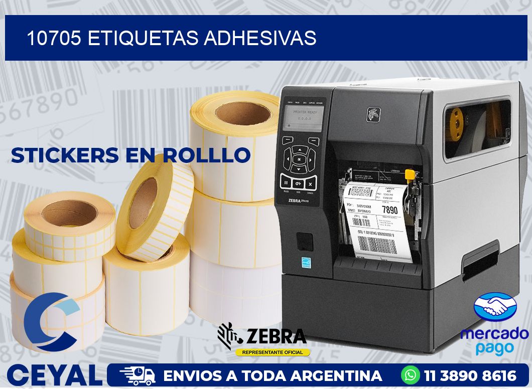 10705 ETIQUETAS ADHESIVAS