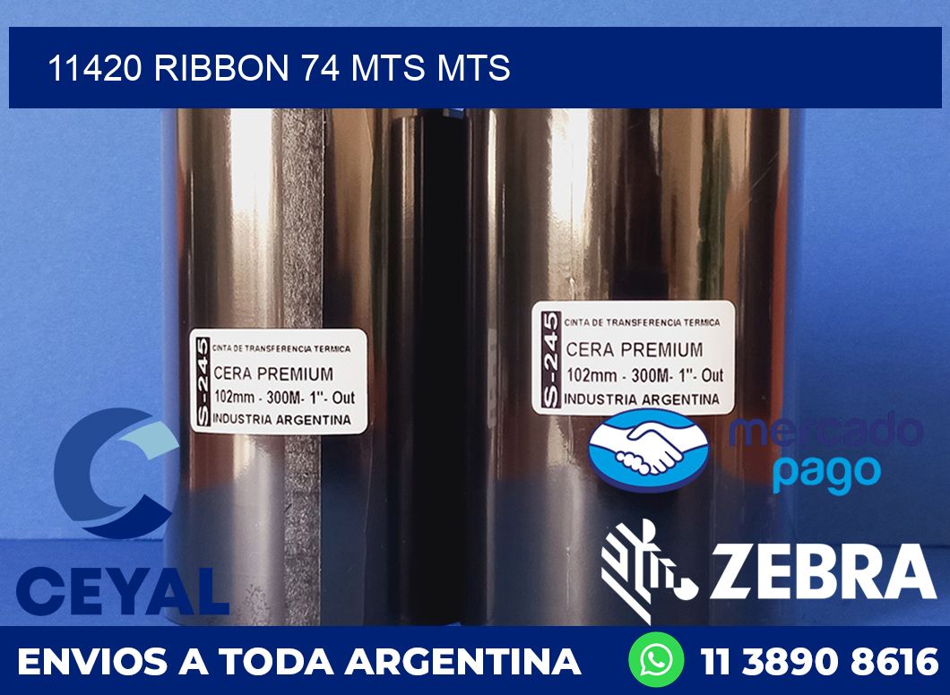 11420 RIBBON 74 MTS MTS