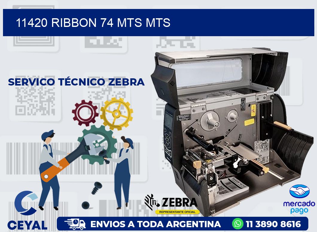 11420 RIBBON 74 MTS MTS