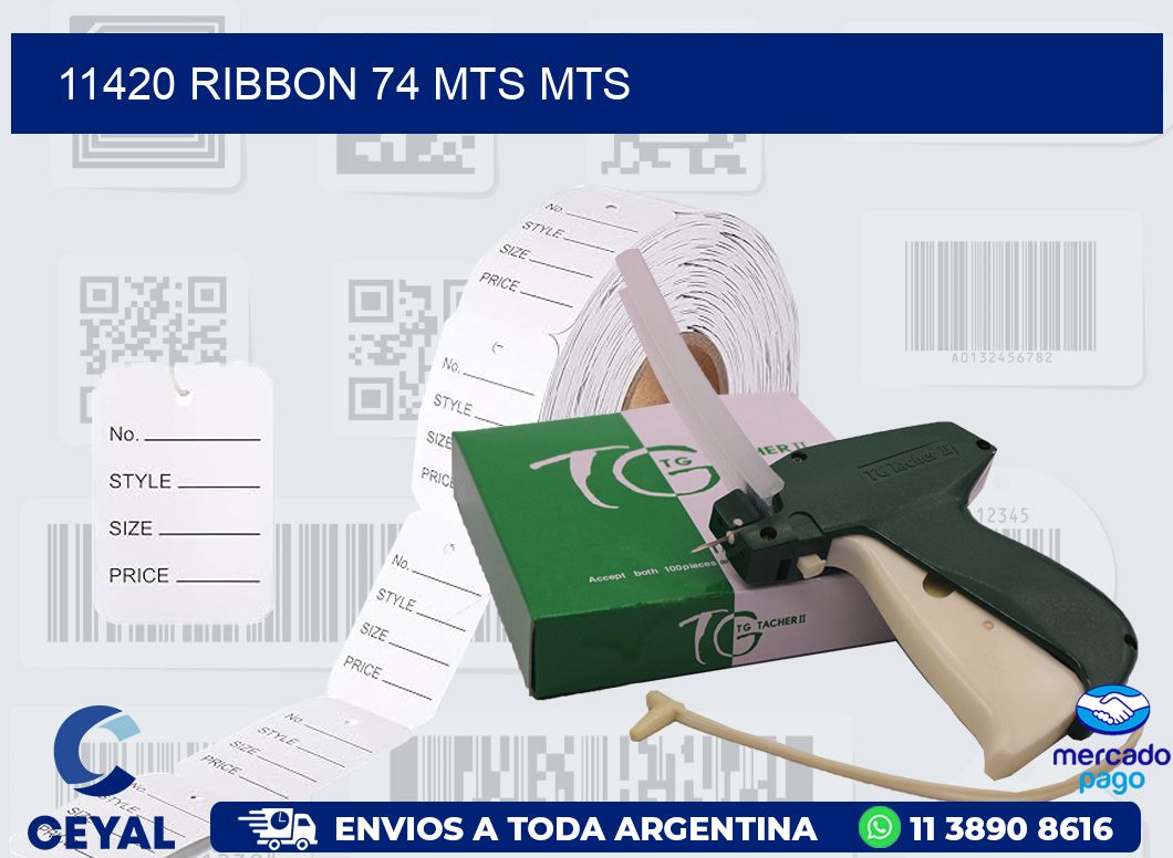 11420 RIBBON 74 MTS MTS