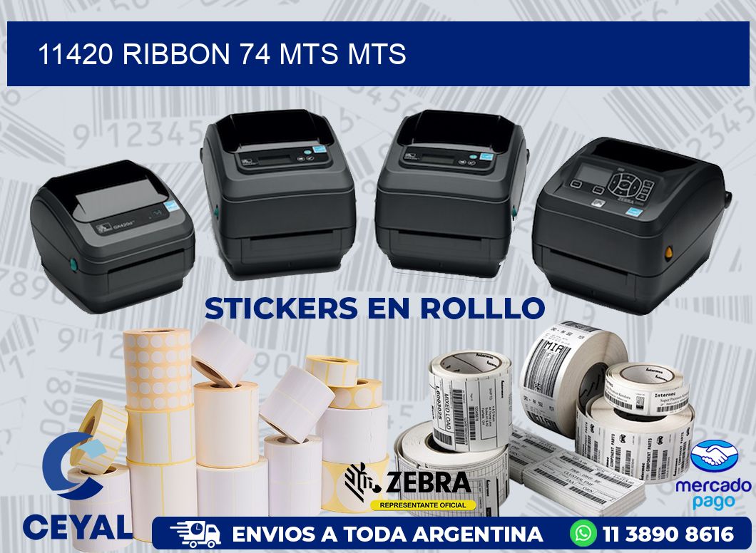 11420 RIBBON 74 MTS MTS