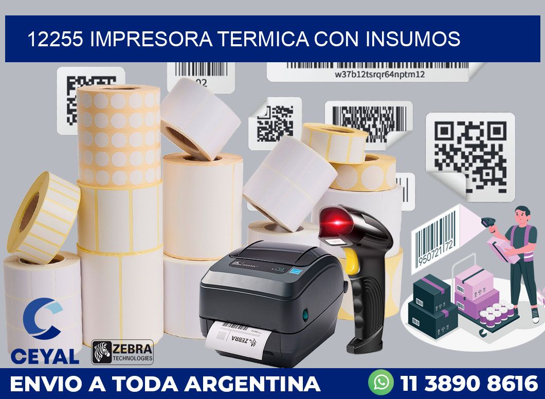 12255 IMPRESORA TERMICA CON INSUMOS