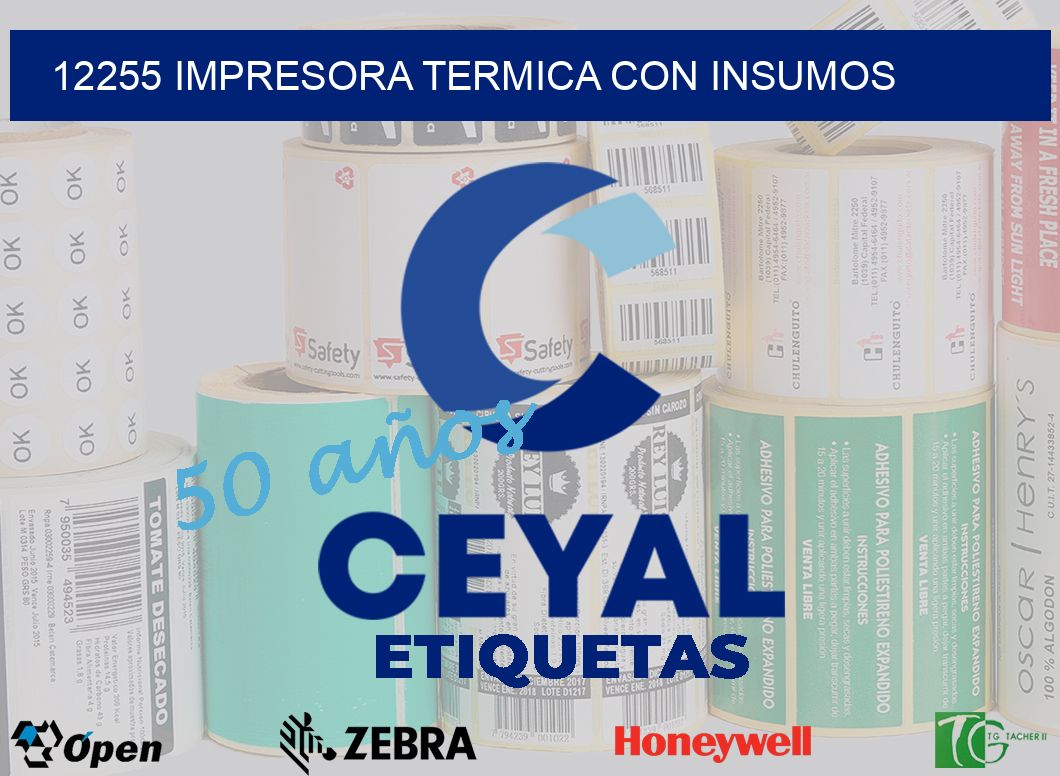 12255 IMPRESORA TERMICA CON INSUMOS