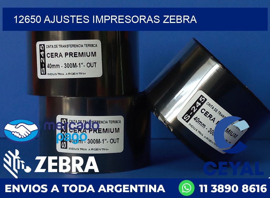 12650 AJUSTES IMPRESORAS ZEBRA
