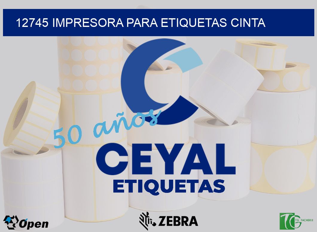 12745 IMPRESORA PARA ETIQUETAS CINTA