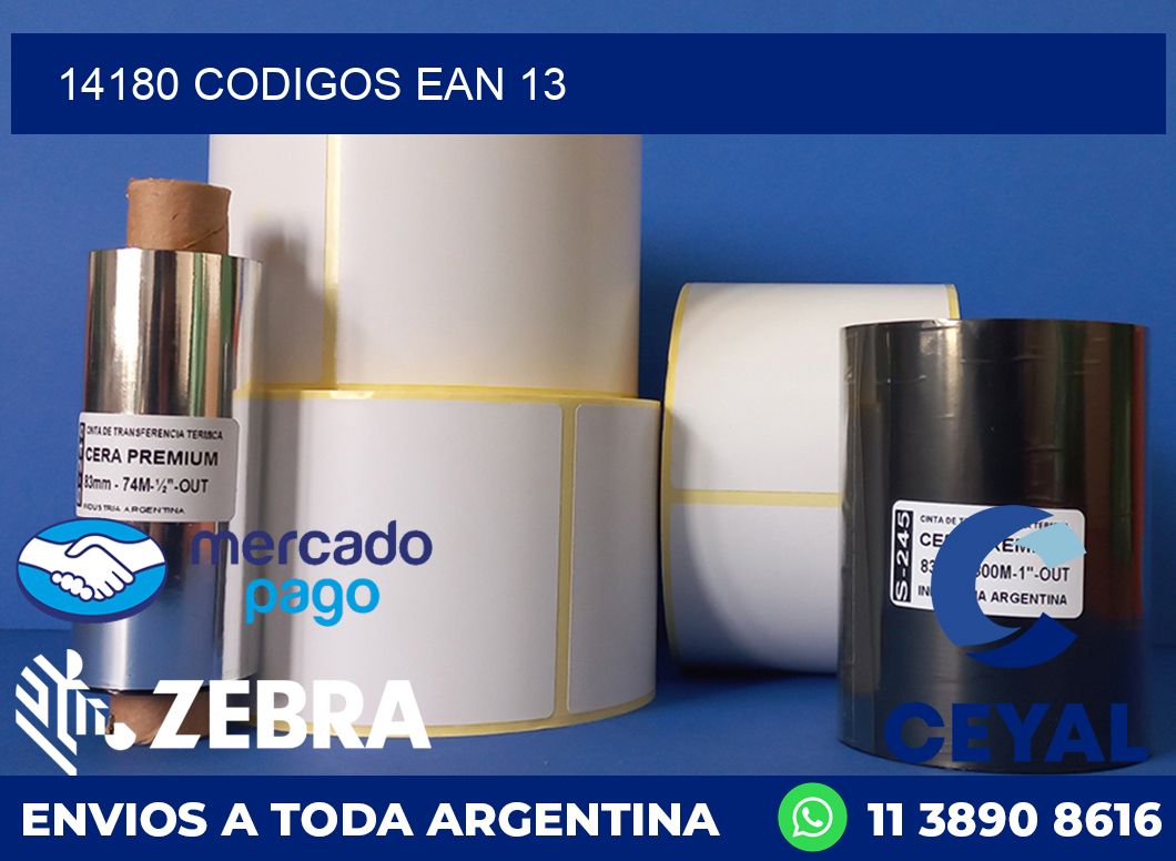14180 CODIGOS EAN 13