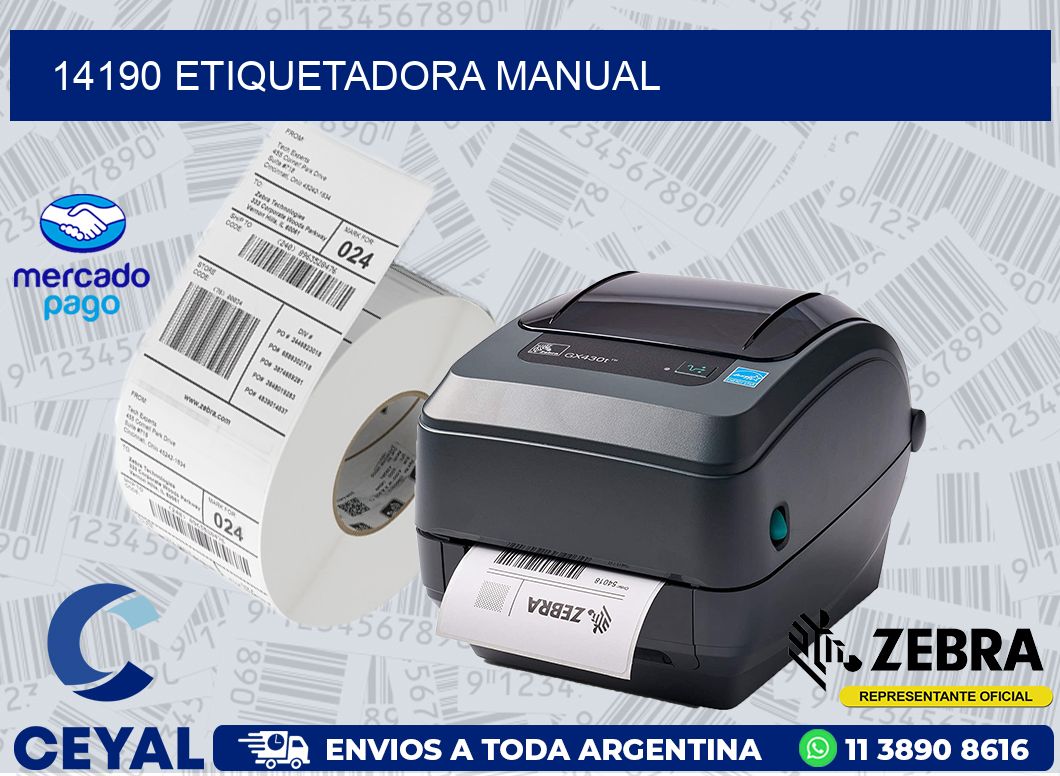 14190 ETIQUETADORA MANUAL