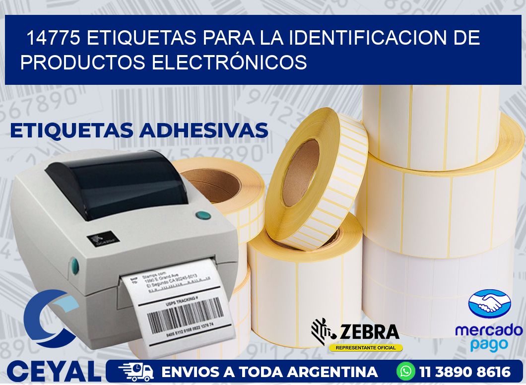 14775 ETIQUETAS PARA LA IDENTIFICACION DE PRODUCTOS ELECTRÓNICOS