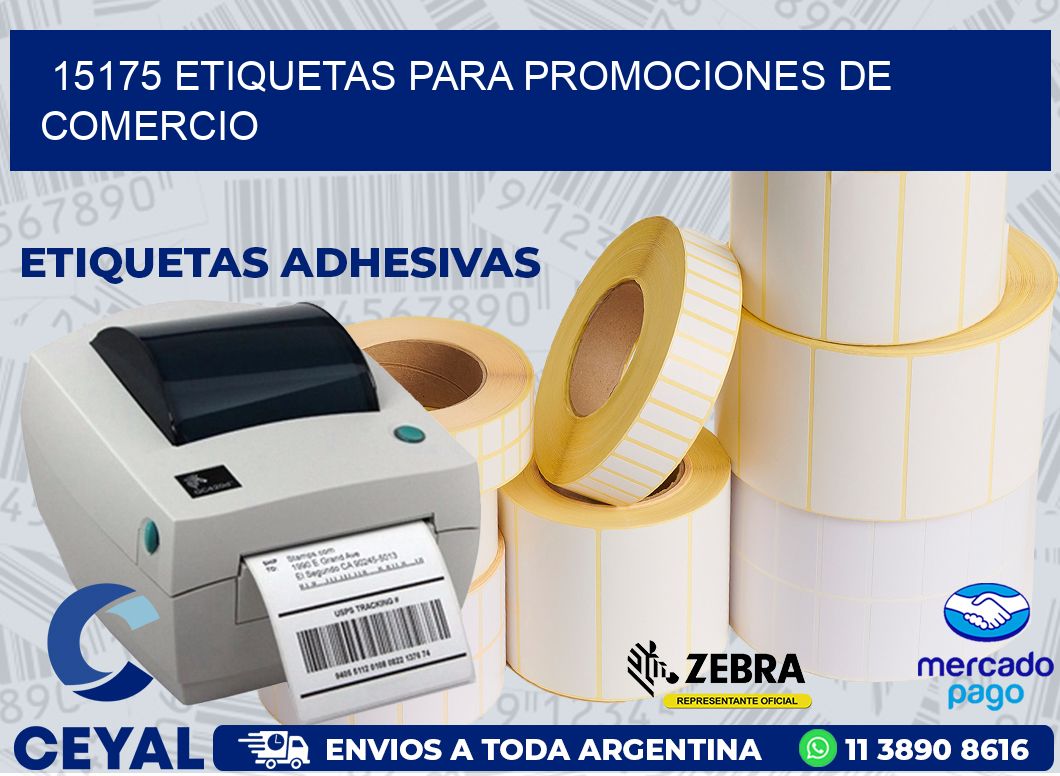 15175 ETIQUETAS PARA PROMOCIONES DE COMERCIO