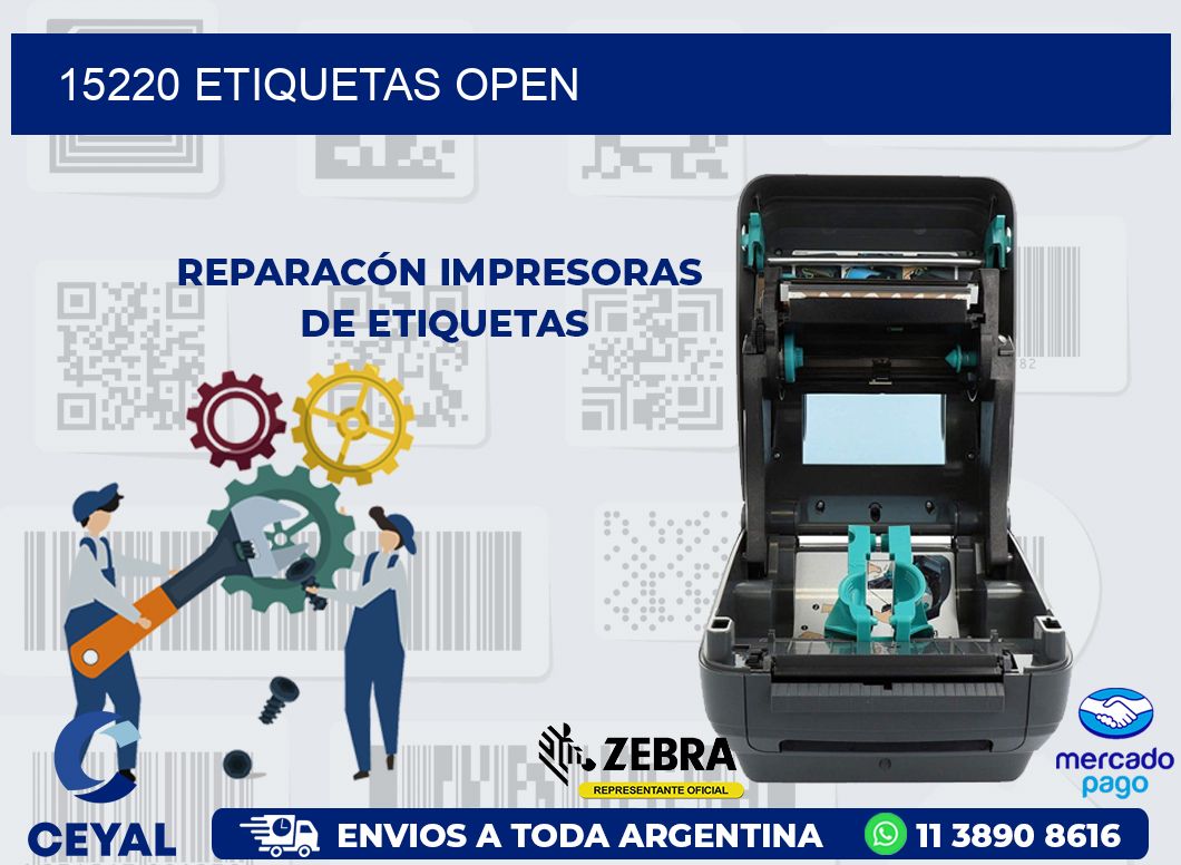 15220 ETIQUETAS OPEN