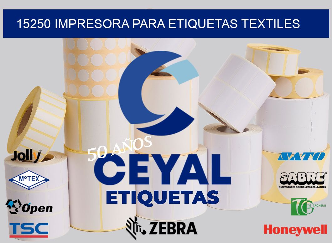 15250 IMPRESORA PARA ETIQUETAS TEXTILES